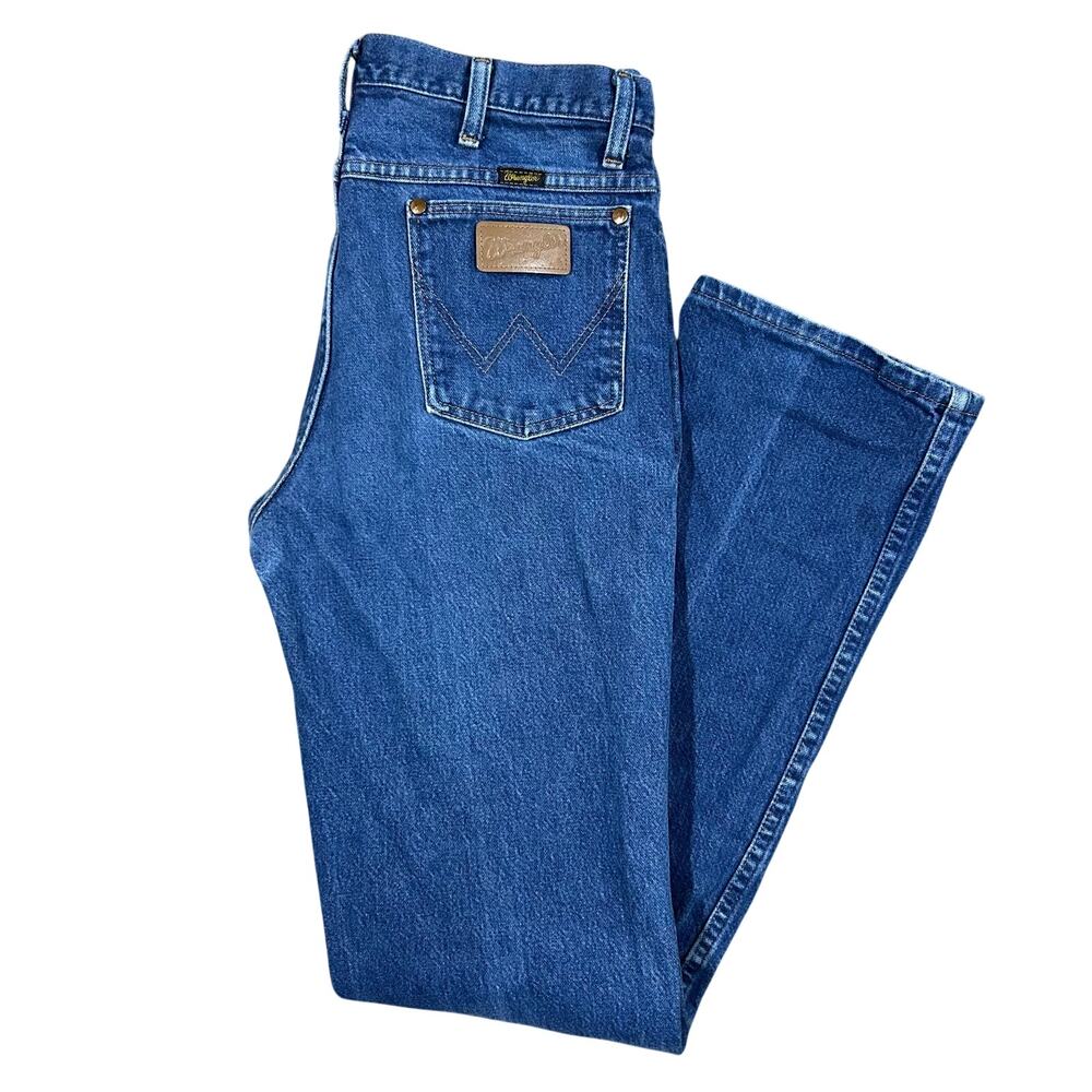 Vintage Wrangler Cowboy Cut Jeans 33x34 Western Blue Denim Pants 936PWD